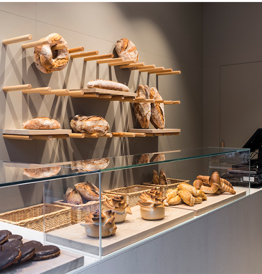 Panneau industriel pour une boulangerie artisanale.